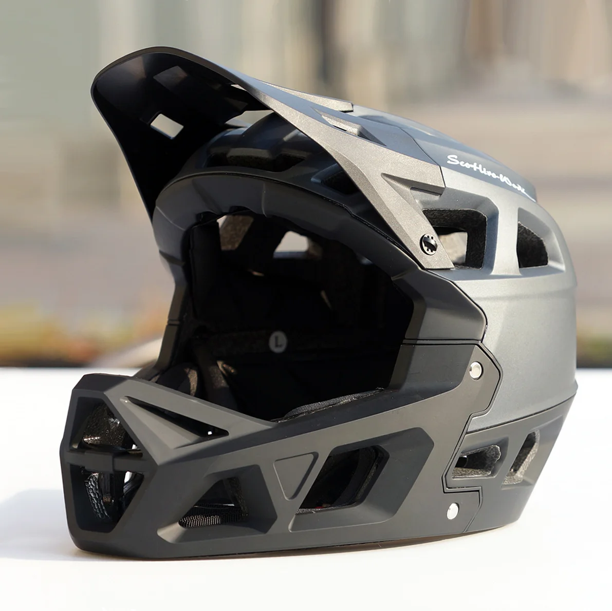 Casco de bicicleta de montaña de cara completa para adultos MTB casco de bicicleta de motocicleta de descenso hombres mujeres Enduro Racing equipo de protección de seguridad
