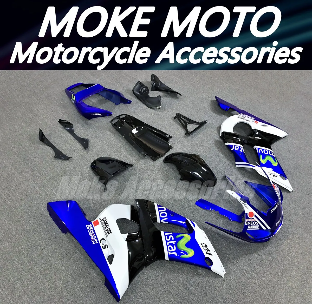 Motorcycle Fairings Kit Fit For Yzf R6 1998 1999 2000 2001 2002 Bodywork Set High Quality Abs Injection New Blue Black White