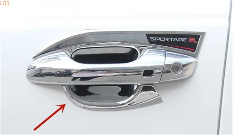 For Kia Sportage R 2018-2019 High-quality ABS Chrome Door bowl handle Anti-scratch protection decoration car accessories