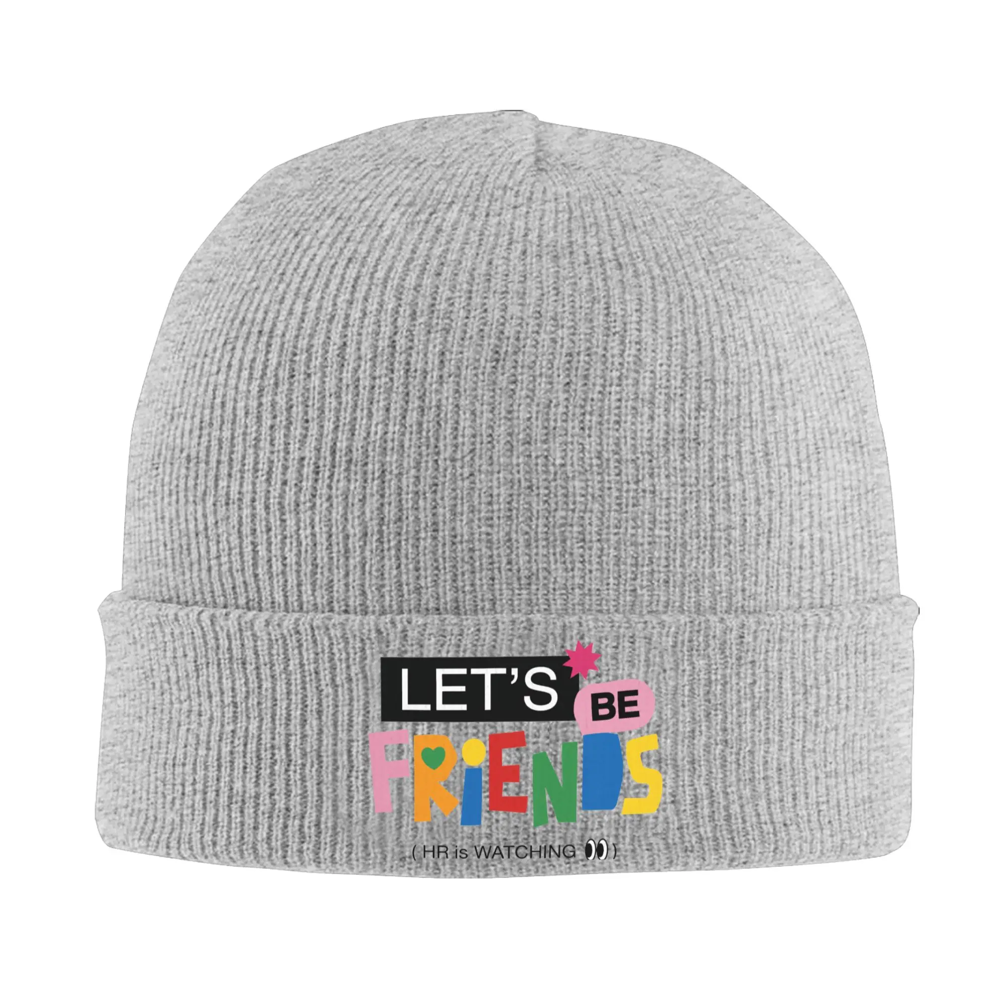Enemies with Benefits JanJingjing Same LET'S BE FRIENDS Winter Warm Beanie Hat For Men Women Skull Knitted Hat Cap Bonnet Hats