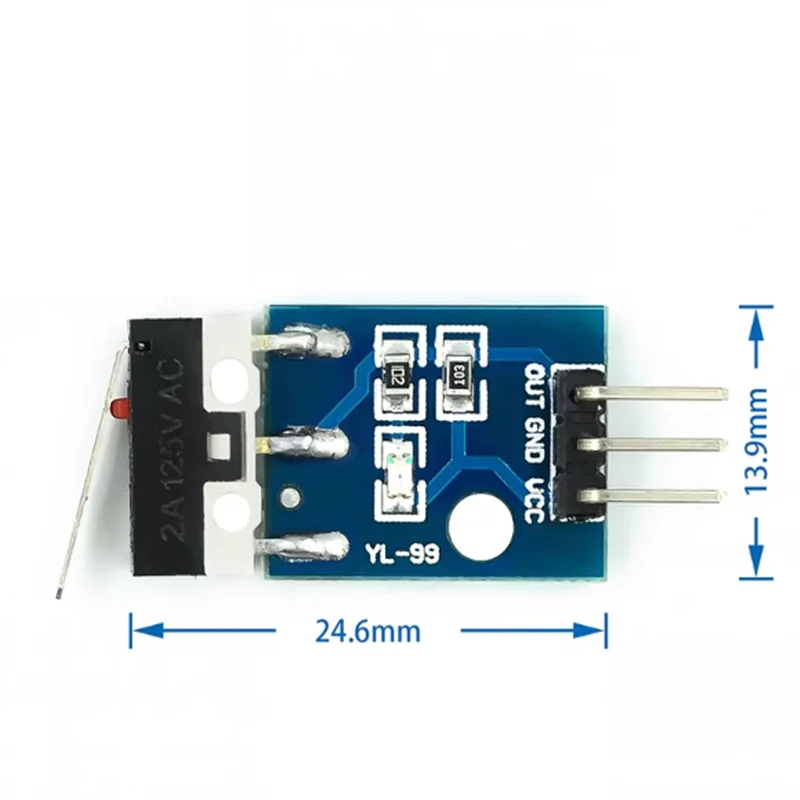 Immagine 6: 1 pz interruttore a impatto auto elicottero crash modulo sensore di collisione modello di robot per Arduino senza cavo Dupont