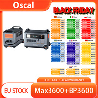Blackview Oscal PowerMax 3600 Rugged Power Station + Oscal BP3600 3600Wh Extra Battery Pack, 3600Wh to 57600Wh LiFePO4 Battery
