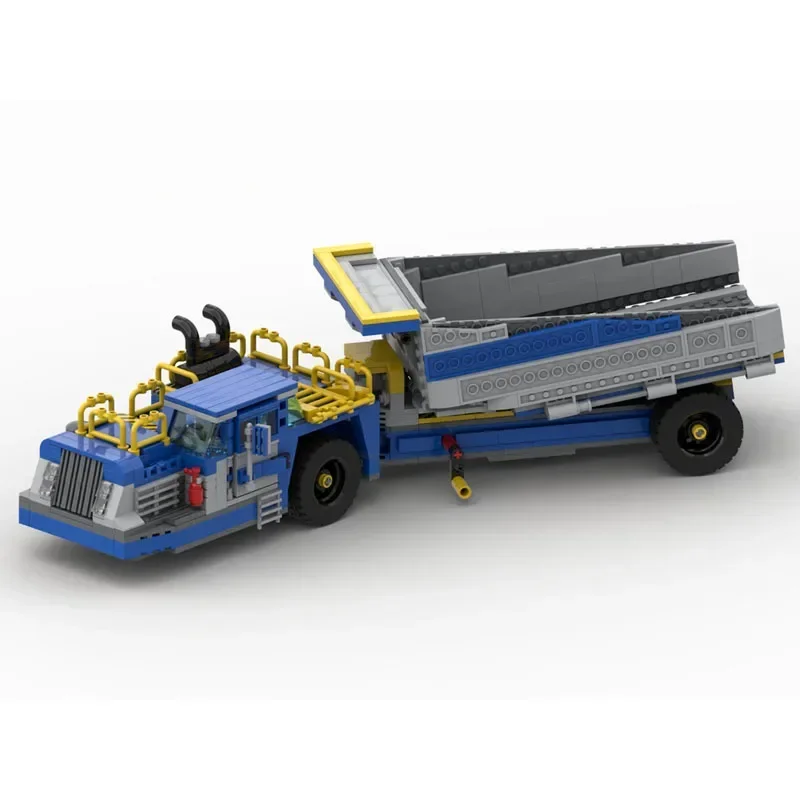 

MOC-27997 Транспортный подземный горнодобывающий грузовик, модель строительного блока 1000 Zero MOC, креативный строительный блок для мальчика на день рождения, игрушка в подарок