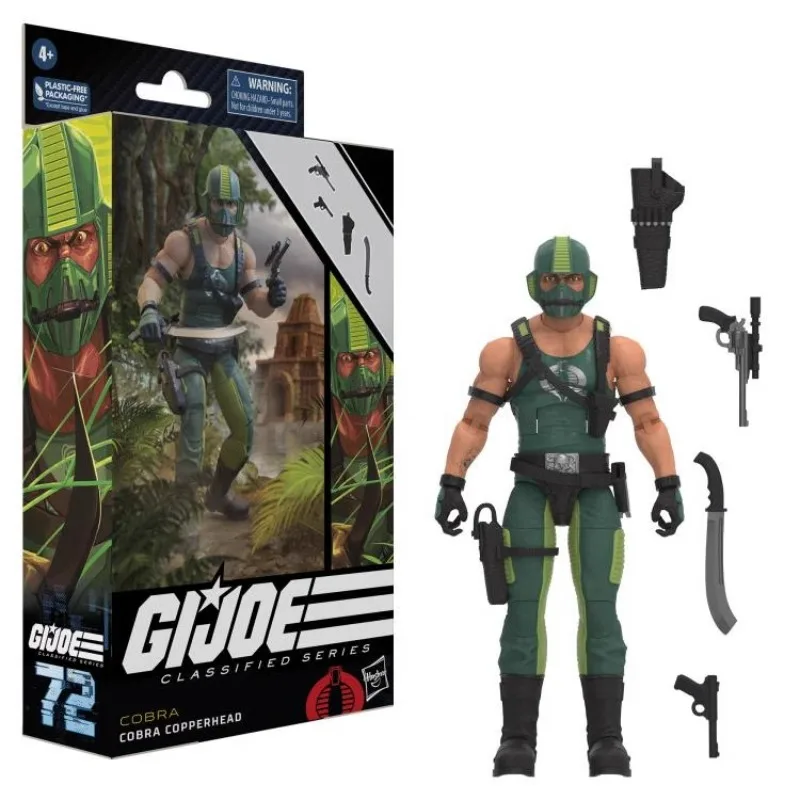 

Hasbro Gijoe Copperhead Special Forces Cobra 1/12 Soldier Human Joint Action Figure Toy Action Model