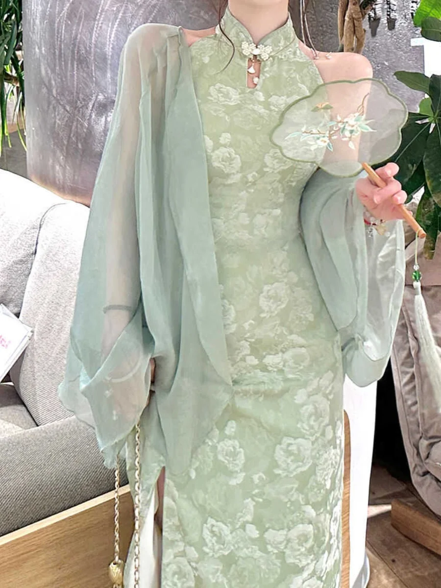 

Новый китайский легкий открытый кардиган для женщин: модный, универсальный, с завязками, для создания молодежного образа