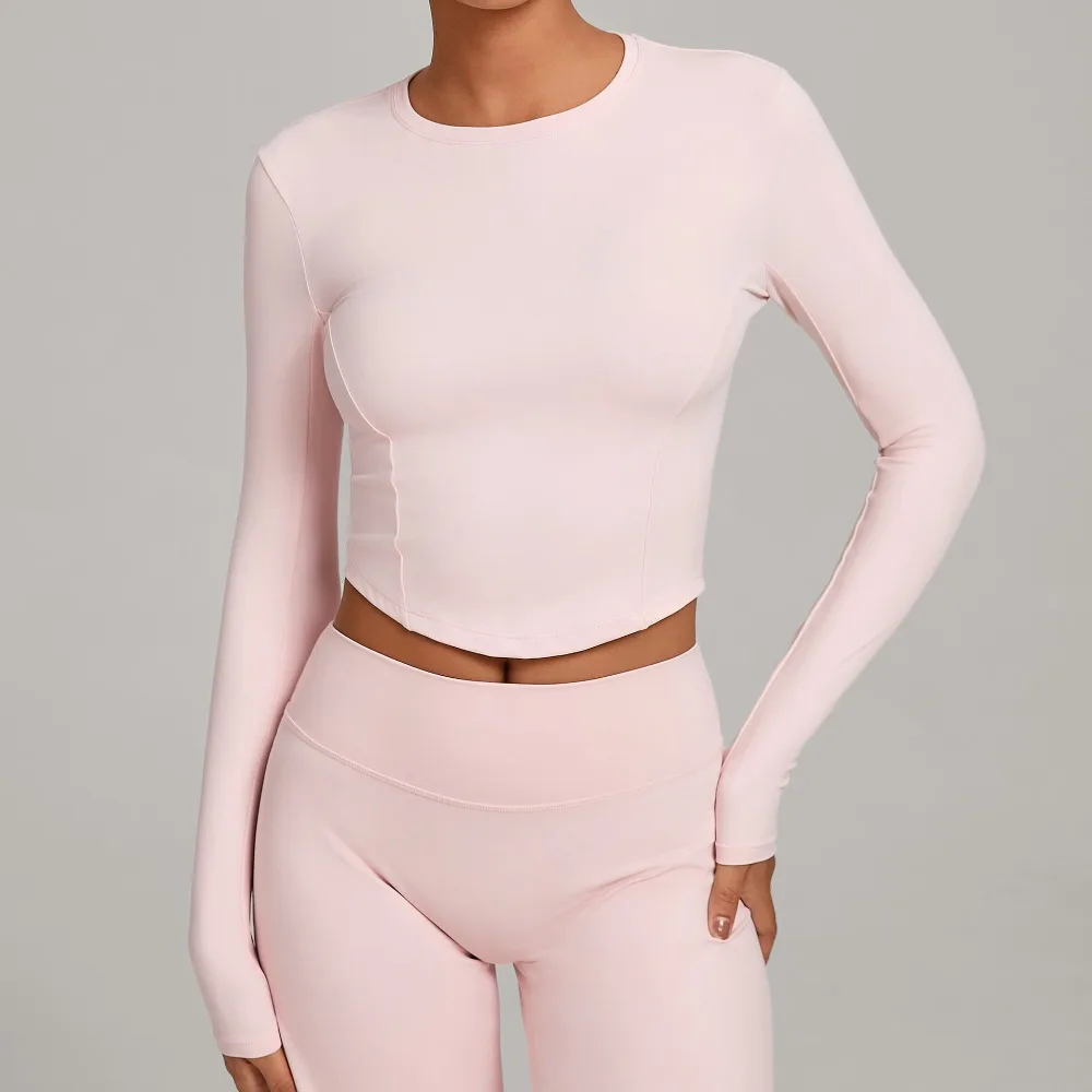 

Топы для тренировок в тренажерном зале, женские зимние облегающие топы с длинными рукавами для йоги, спорта, фитнеса, пилатеса, бега, спортивные топы с длинными рукавами