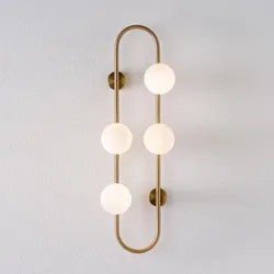 Modern Glass Wall Lights Bedroom Decoracion Art Background Wall Lamps Stairway Hallways Hotel Bedside Lighting Interior Sconce