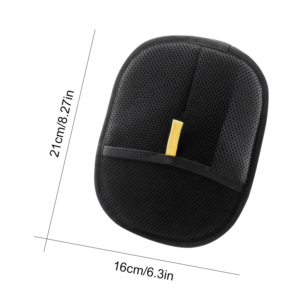 10-1PCS Dog and Cat Deshedding Glove Gentle Pet Hair Remover Easy Grooming Tool Dog Hair Shedding Brush Black Color view 6
