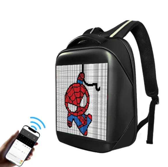 LED Backpack Walker Billboard Mobile Digital Advertisement Machine Signage Portable Walking Display LED Light Box Advertising