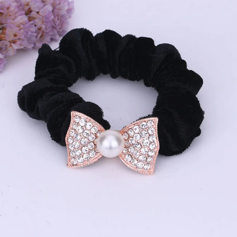 ベルベットポニーテールフルヘアタイ