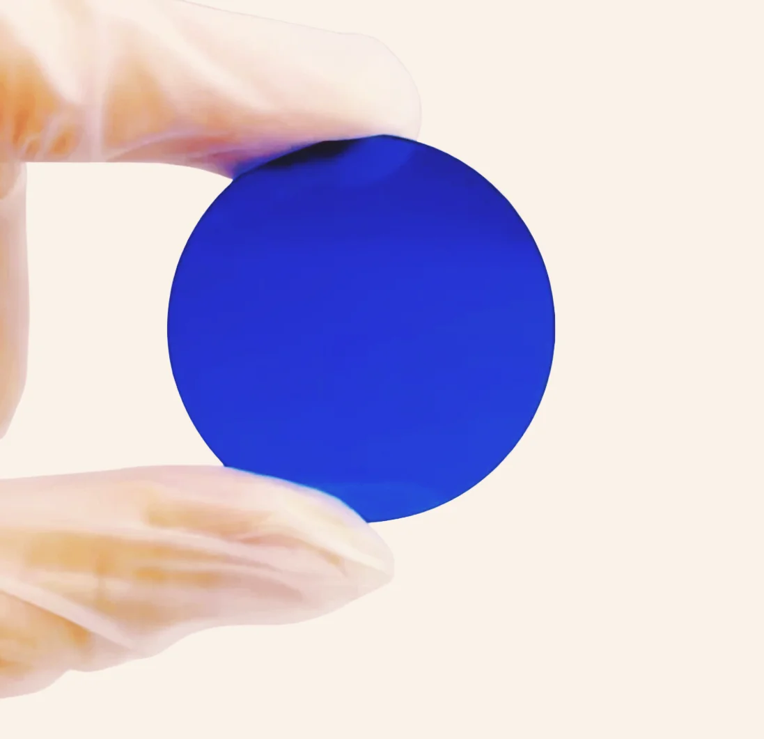 380nm 20mm - 80mm bleu violet filtre en verre lentille optique ZB2 BG3 IR UV infrarouge Transmission ultraviolette double filtre passe-bande bricolage