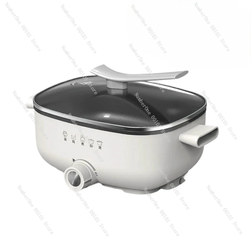 3.5L Electric Hot Pot Home Large-capacity Cooker Multi-function Cook Pot Non-stick Electric Fry Pan 1200W