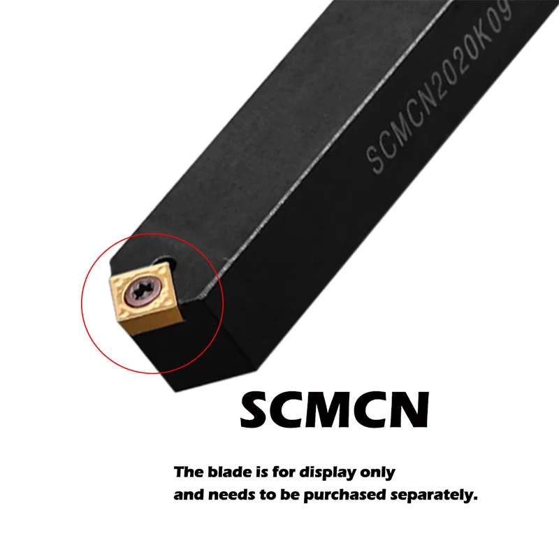 CCMT CNC 선반 기계용 외부 터닝 공구 거치대, SCMCN1010H06, SCMCN1212H09, SCMCN1616H09, SCMCN2020K09, SCMCN2525M09, 1 개