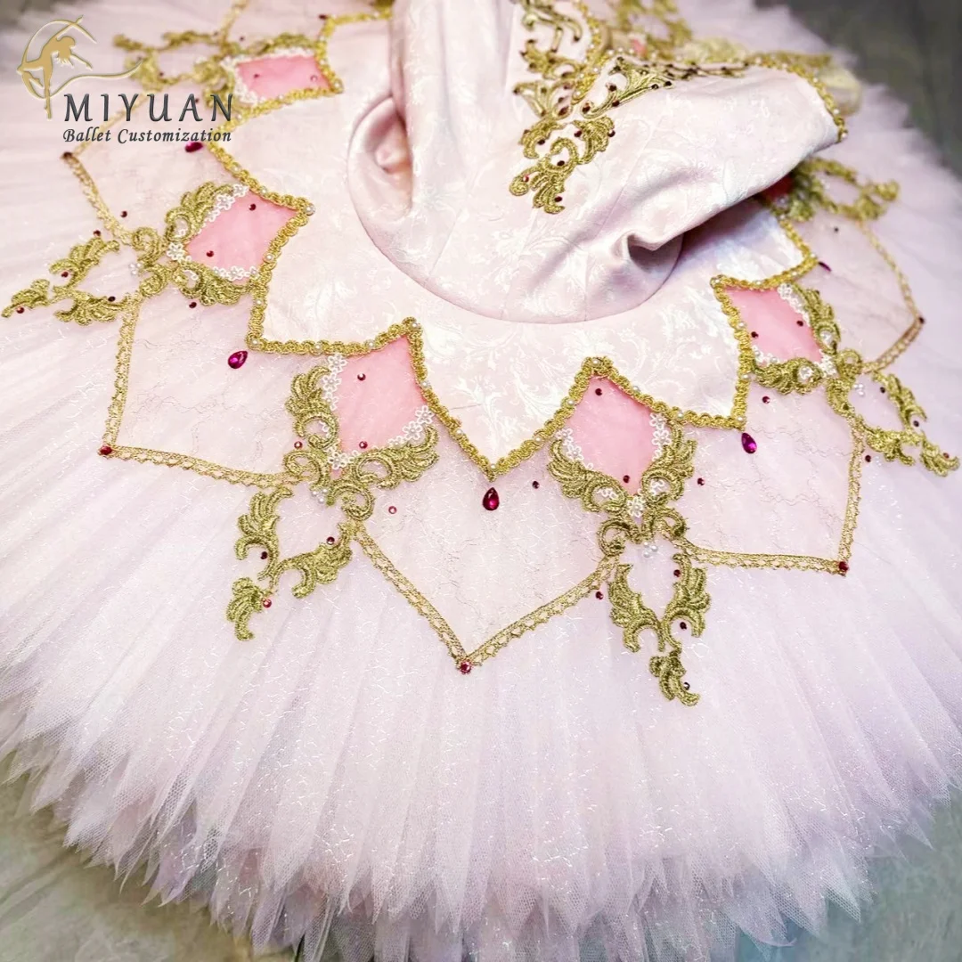 Professional high-end custom ballet dress TUTU adult children pink ballet dance dress performance competition women custom dress