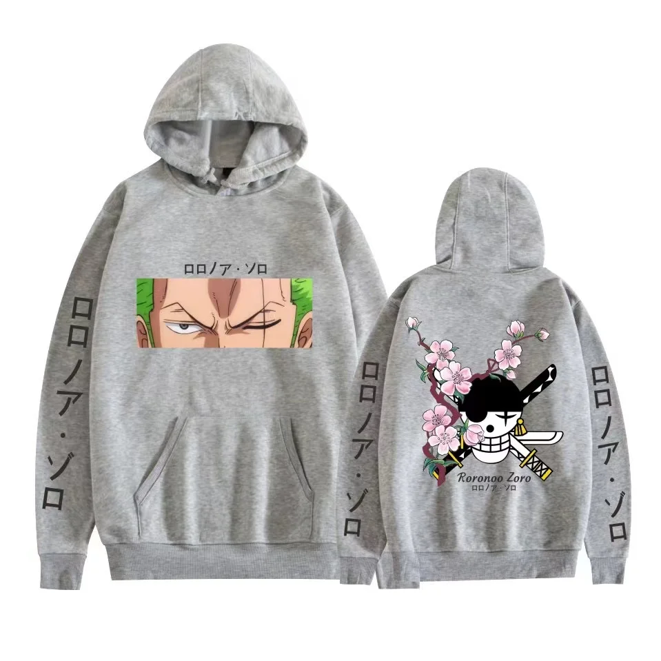 2024 One Piece printed hoodie long sleeve hoodie Spring men and women hoodie