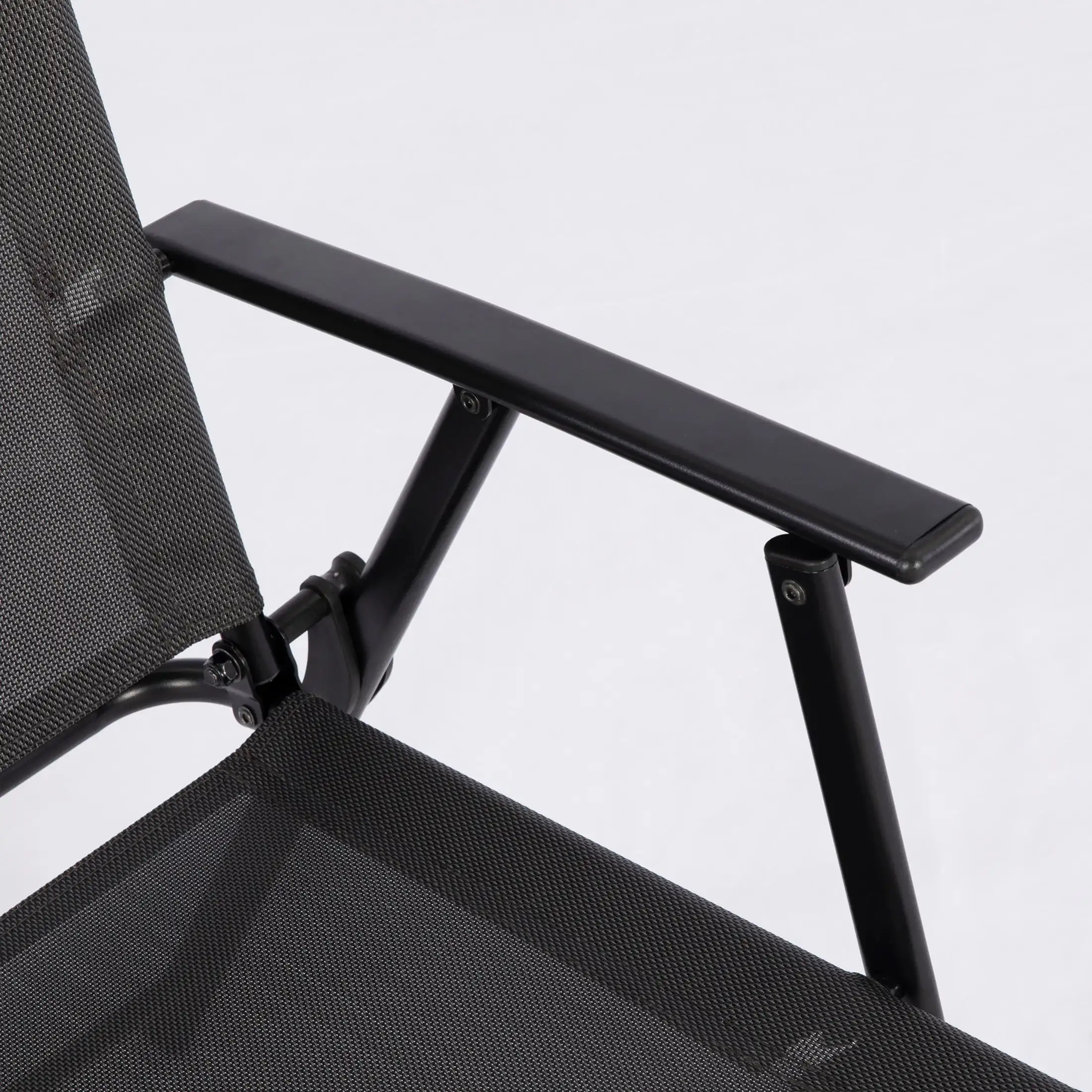 5-Piece Dining Set, Black, Outdoor Living