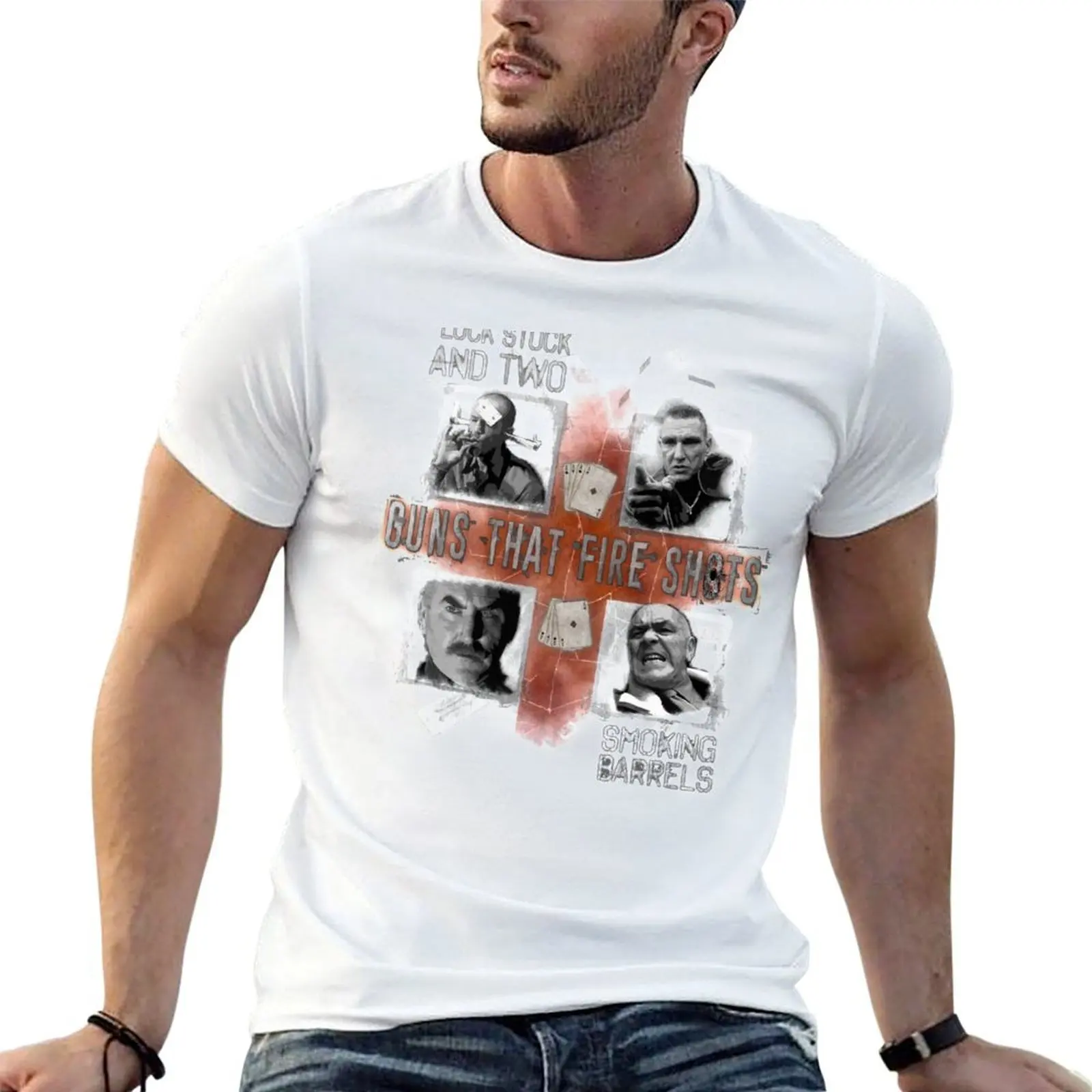 Lock Stock And Two Smoking Barrels T-Shirt fashion shirts blanks oversized t shirts for men