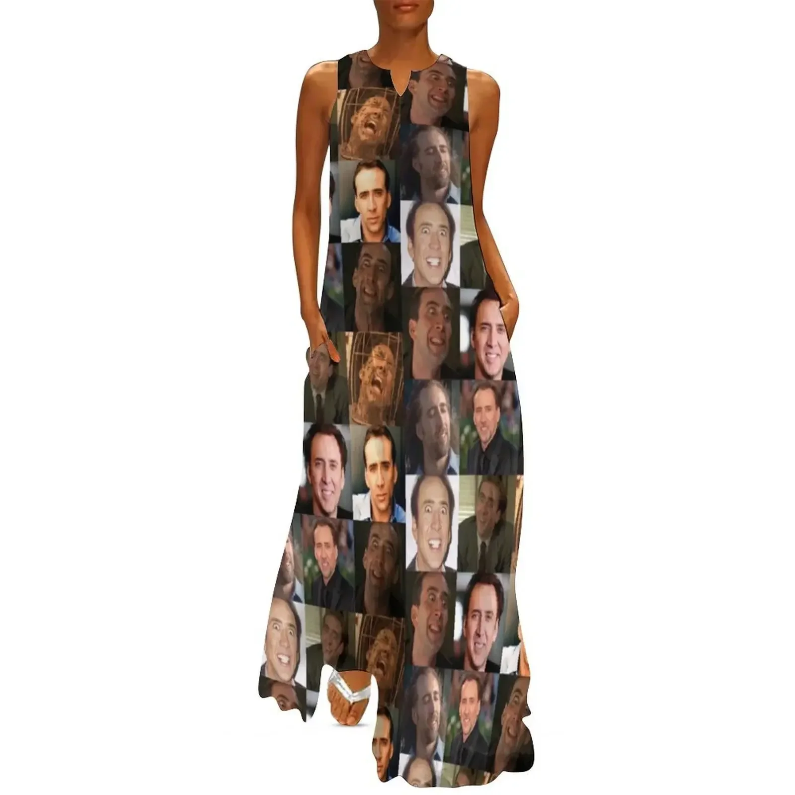 

Nicolas Cage Long Dress Summer dresses for women Summer women's clothing luxury woman evening dress Dress