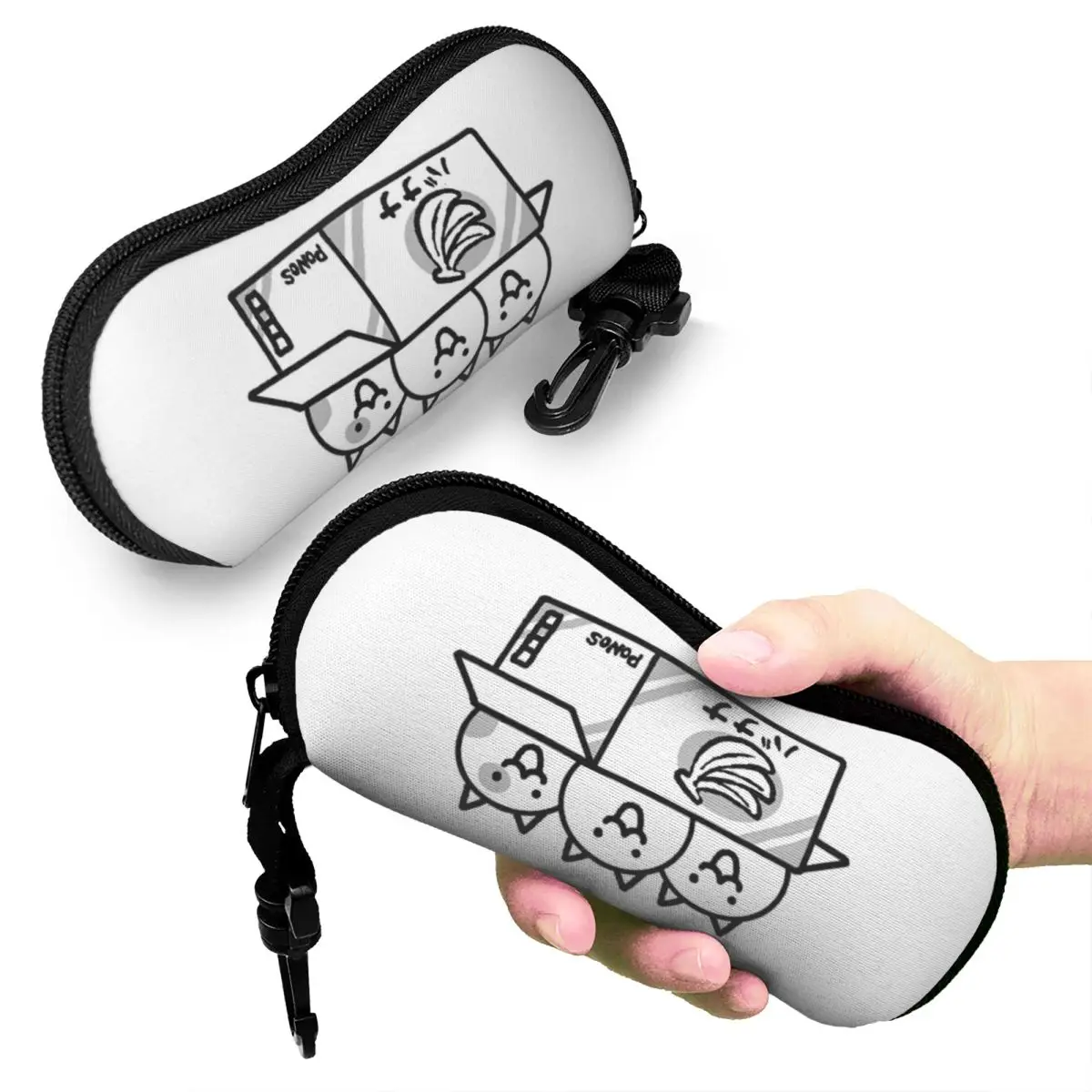 

Чехол для очков Battle Cats Shell, портативная коробка для солнцезащитных очков, женская и мужская мягкая сумка для очков