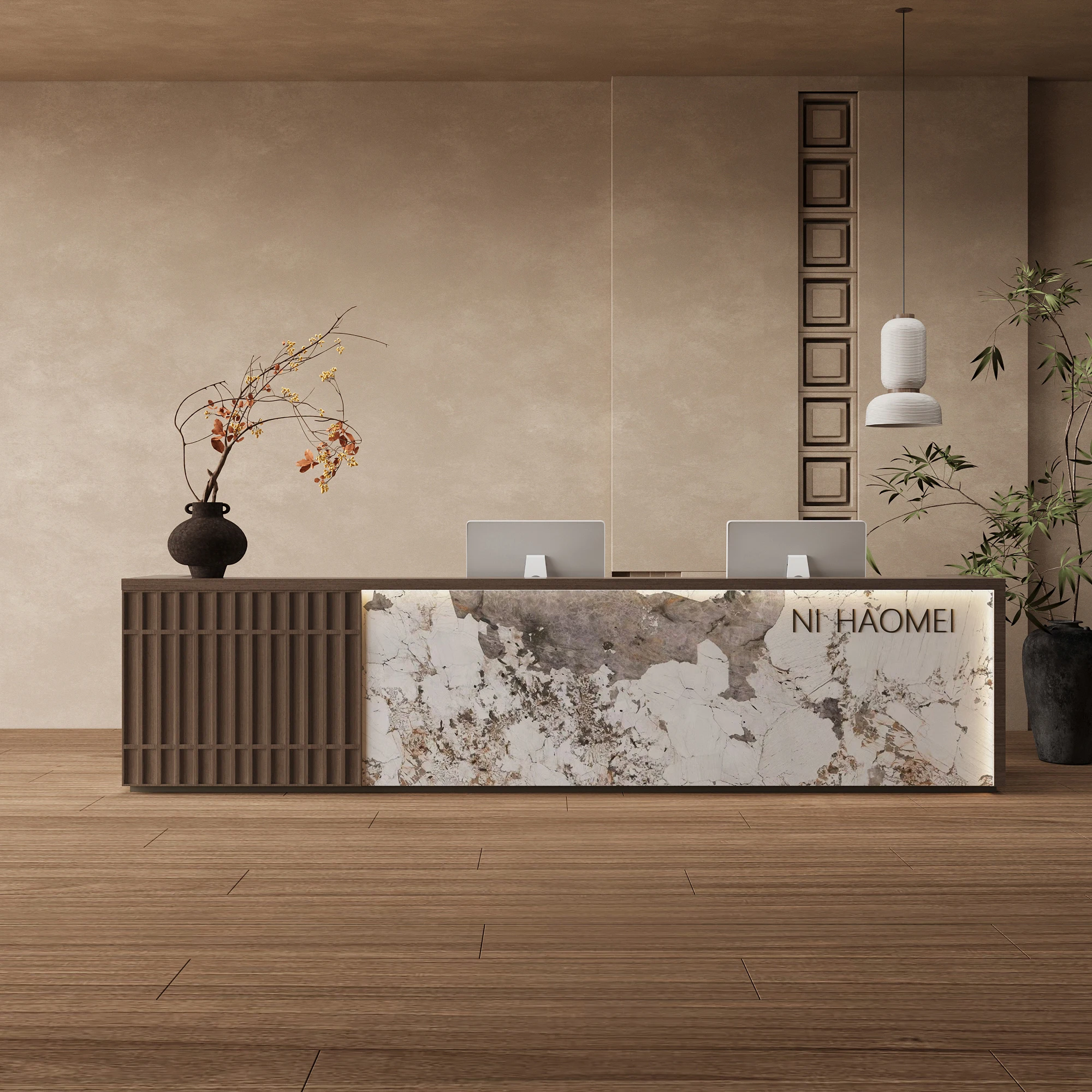 

Shop Bench Reception Desk Beauty Counter Workshop Reception Desk Business Aesthetic Elegant Mostrador De Tienda Luxury Furniture