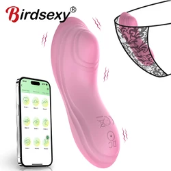 Wearable Vibrator for Women Clit Stimulator Wireless Bluetooth APP Control Magnetic Wear Vibrating Female Masturbator Sex Toys