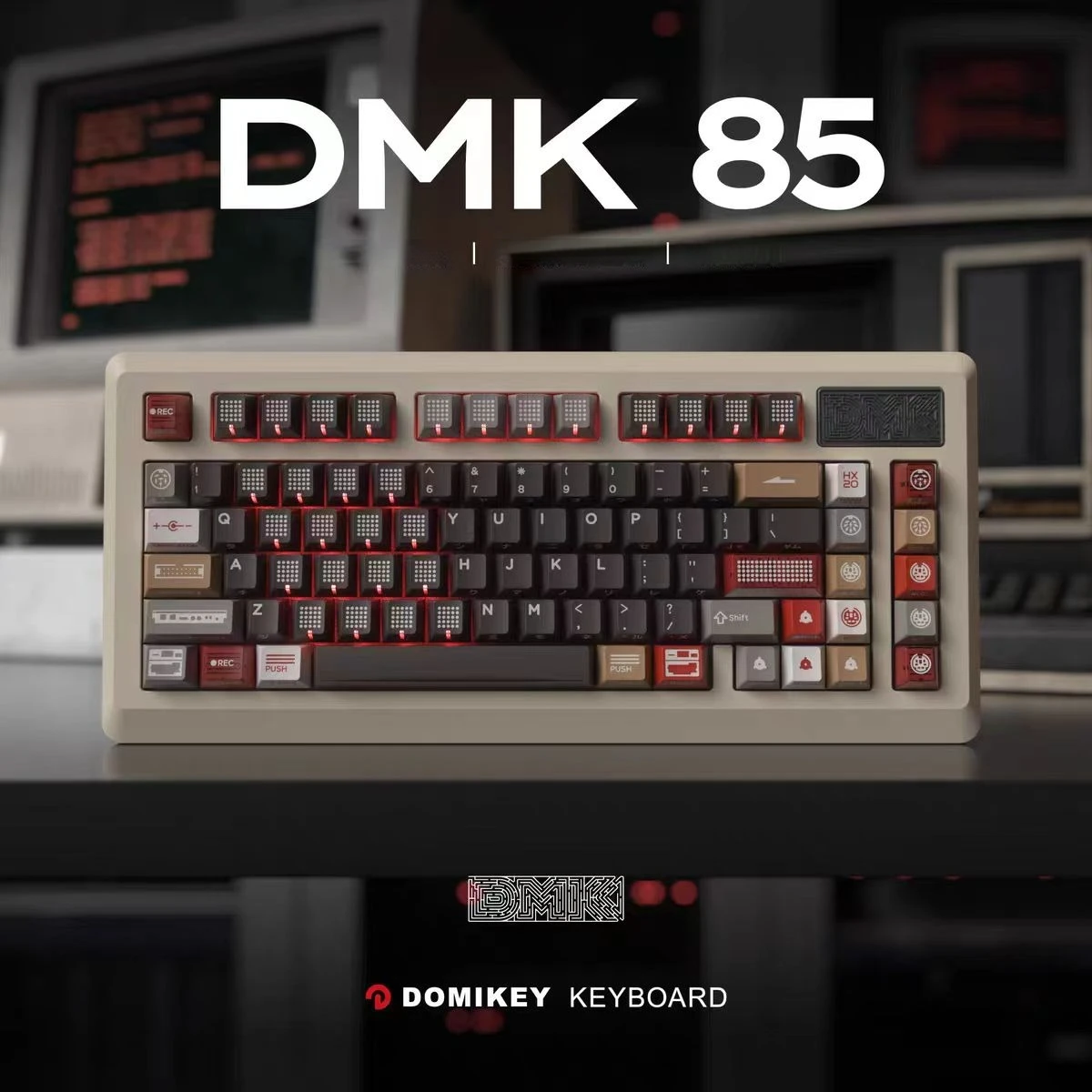 

DOMIKEY DMK LABY85 Mechanical Keyboard Kit Custom Retro Hot-Swap RGB Gasket 2.4g Wireless Tri-mode Office Gaming Keyboard Gifts