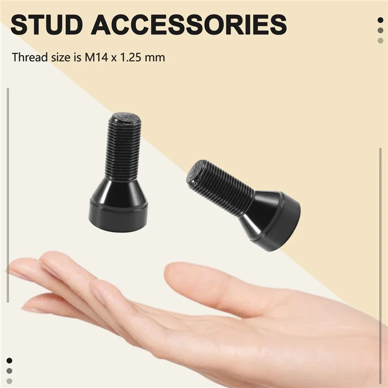 BMW 높은 보안 유형 휠 잠금 세트용 도난 방지 휠 스터드 볼트 잠금 장치 14X1.25MM 36136792851 —L49A