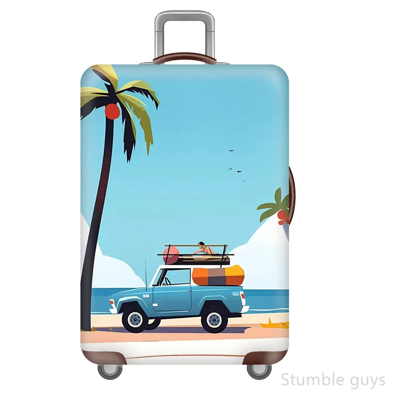 

Premium Durable Elastic Luggage Cover Dustproof Protective Suitcase Sleeve Reliable Fits 18-32 Inch Trolley Case