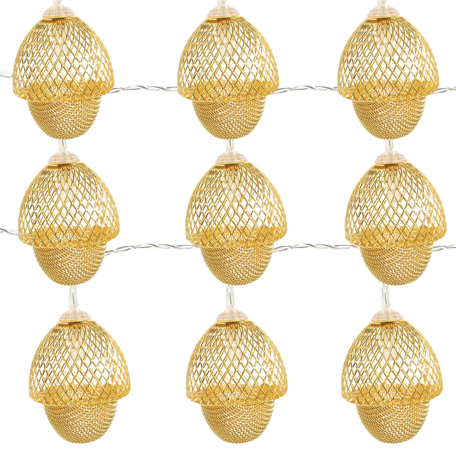 

Acorn Light String 33Ft Premium Plastic Hanging Light for Xmas Ornament Window Bedroom Dorm Tent Festival Wedding Decoration Use