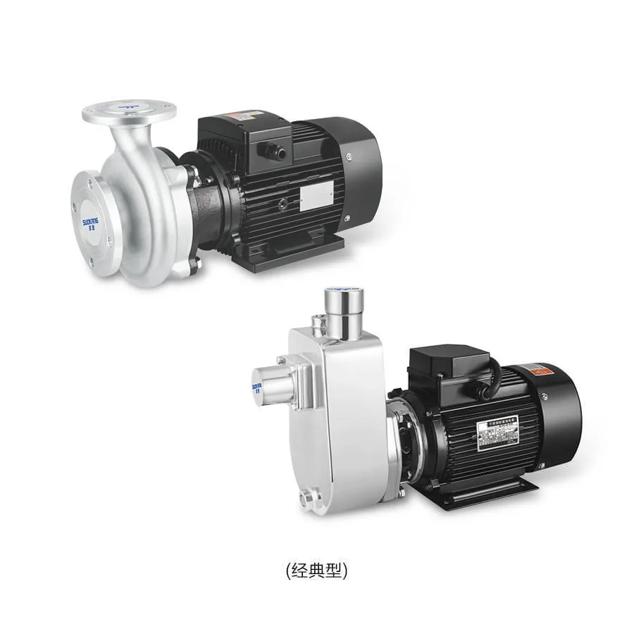 ปั๊มดูดน้ำอัตโนมัติ ทนทานต่อการกัดกร่อนของเหล็ก 316 เกรดอาหาร สำหรับสูบน้ำมันไวน์ นมถั่วเหลือง 380V ทนความร้อนสูง