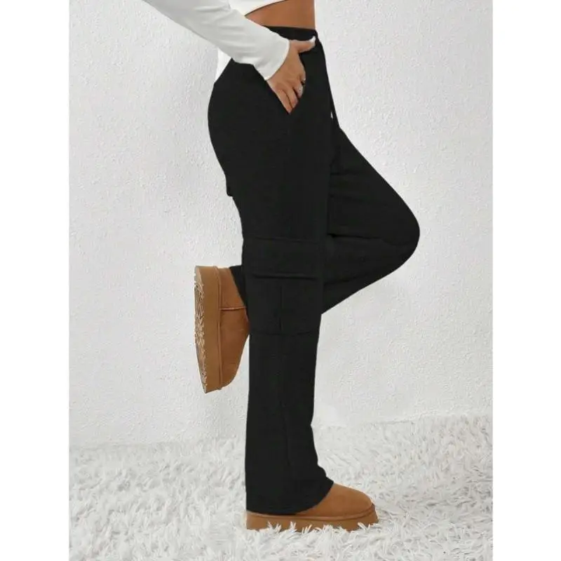 

ay Dstring Side ket Ремень Новый откидной чехол Вставка Сумка Ремень Поясной ремень Ci Walk Винтаж Sle Nine Points Брюки