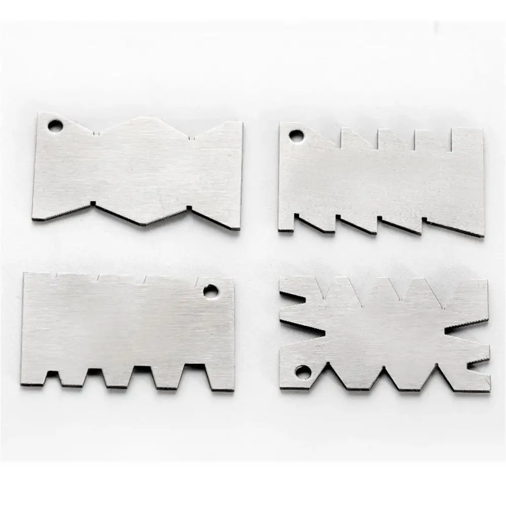 Measuring Tool Nickel Plated Iron Carbon Steel Angle Gauge Wire Cutting Setting Template Bit Gauge