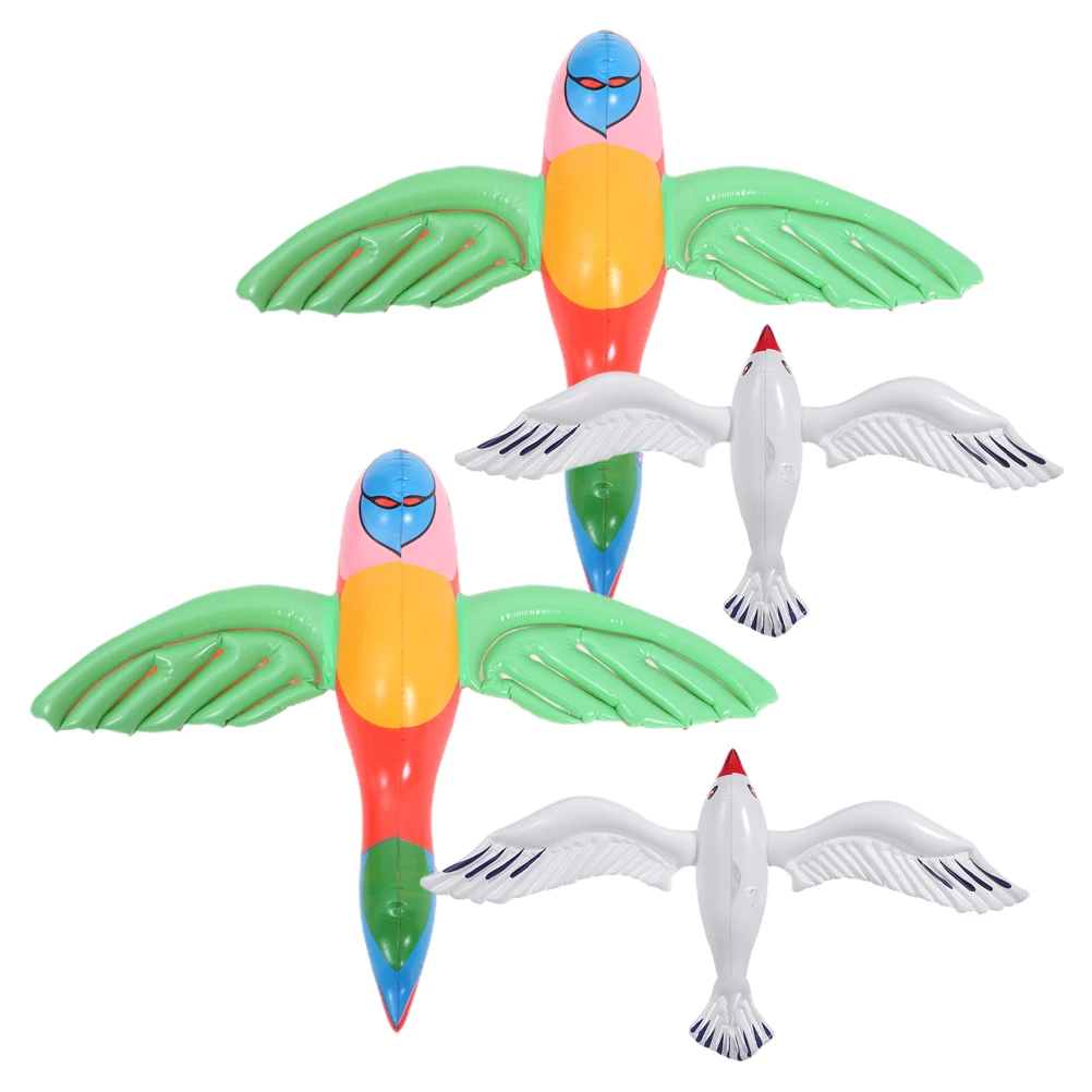 

1 set Inflatable Seagull Water Balloon PVC Floating Pool Toys Beach Birthday Favors Sea Statue Bath Toys