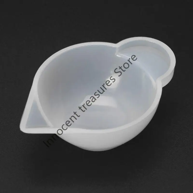 

3XUA 5 PCS DIY Crystal Drop Mold Cup Sub-pack Cup Silicone Reusable Craft Tools for Fondant Mold Candy Crystal Jelly
