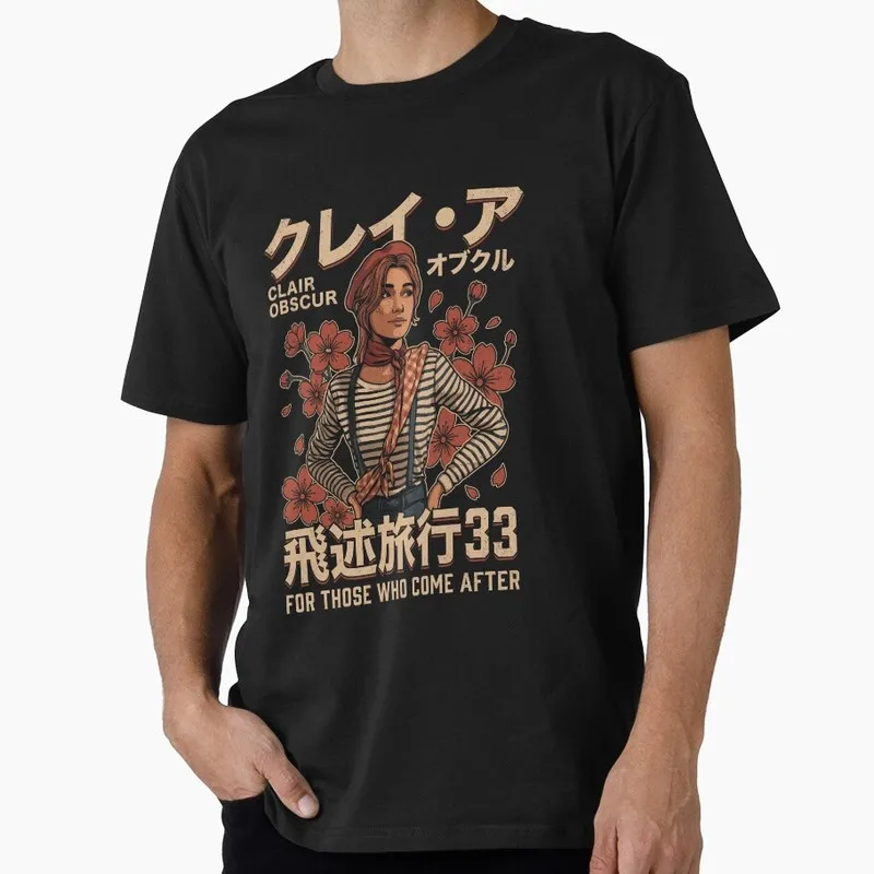 Clair Obscur Expedition 33 Retro RPG Gamer Graphic T-Shirt Gommage Petal Street Style Streetwear Unisex Tee Gift for Gamers