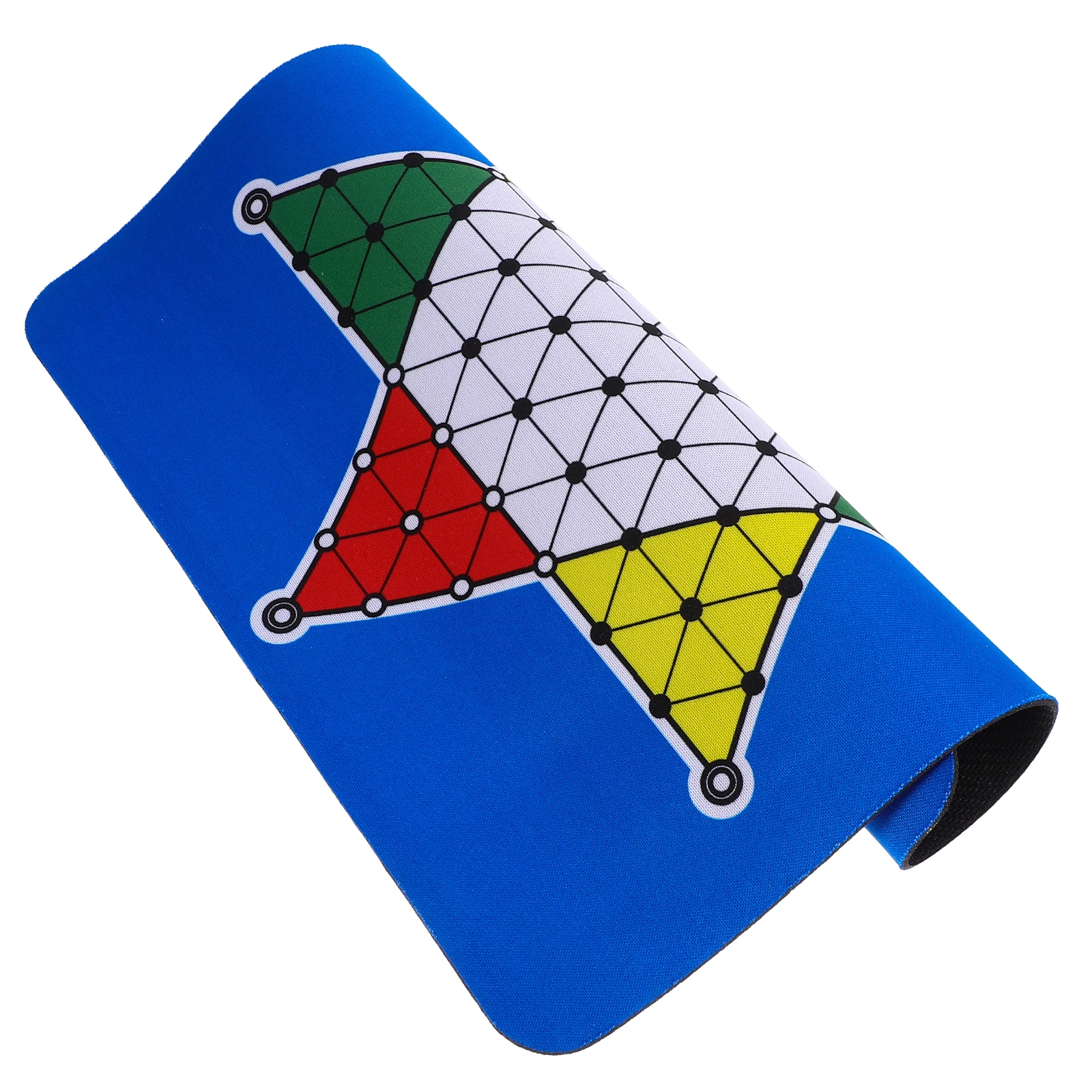 

Chinese Checkers Board Pad 100g Rubber Chessboard Gaming Supplies Foldable Game Accessory Practical Smooth