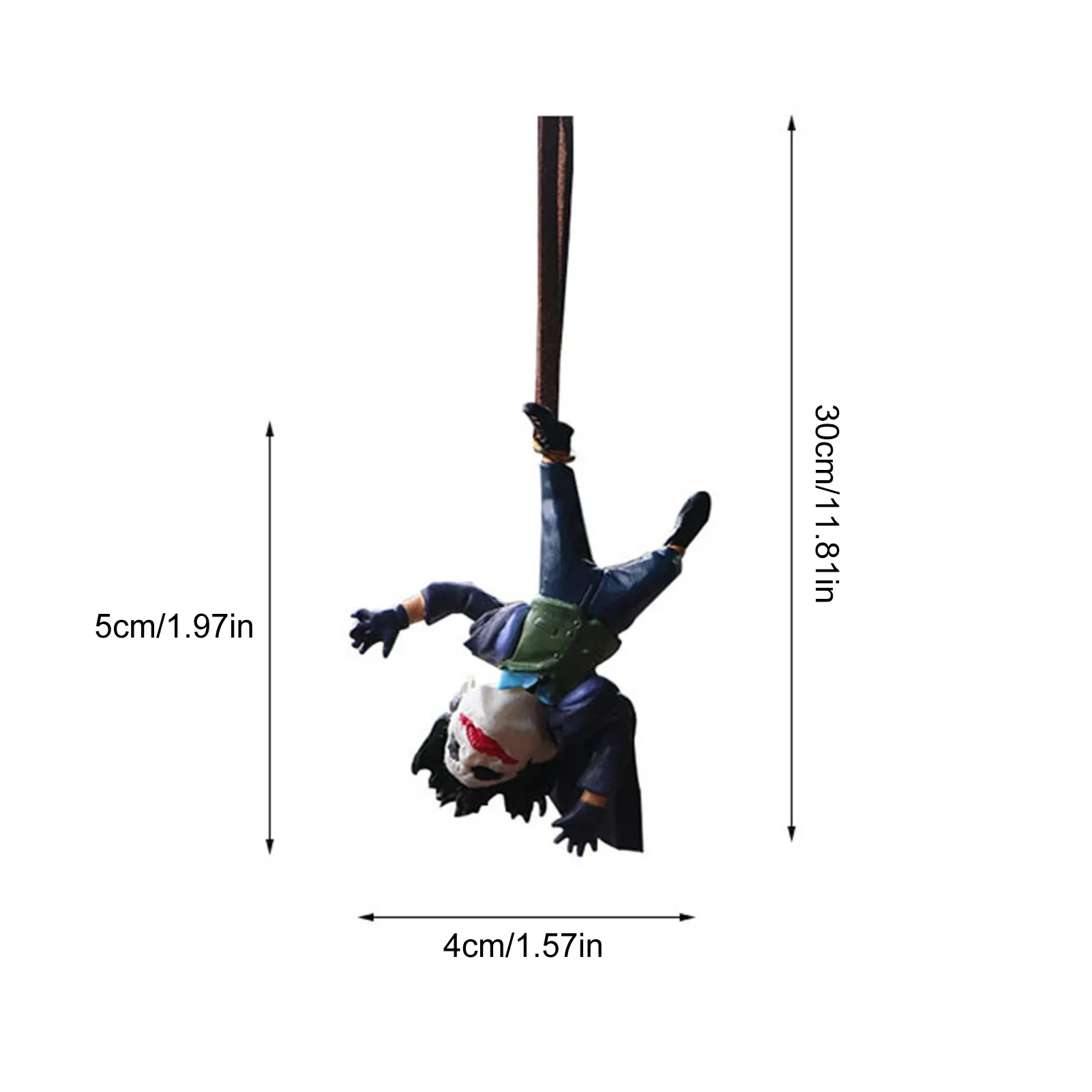 1Pc Funny Joker Car Rearview Mirror Pendant Auto Interior Swing Anime Hanging Decoration  Car Accessories Interior view 6