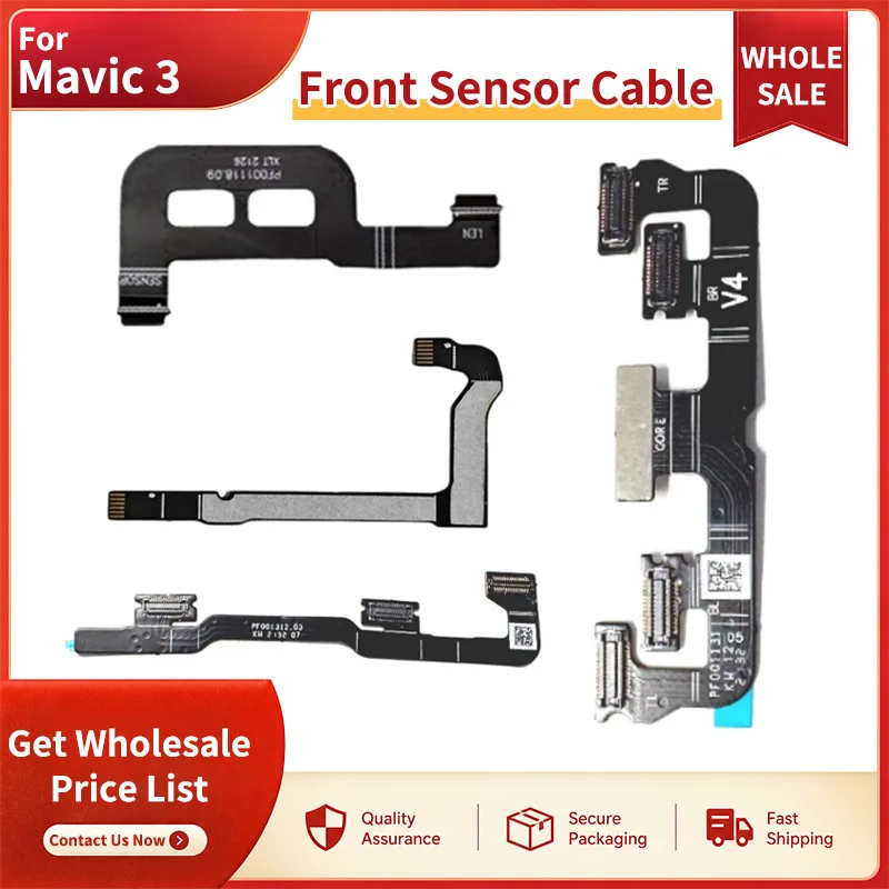 SNQP Front Rear Vision Flex Cable Zoom Lens Wire Spare Parts For Mavic 3 Camera Signal Flex Replacement Kit for Damaged