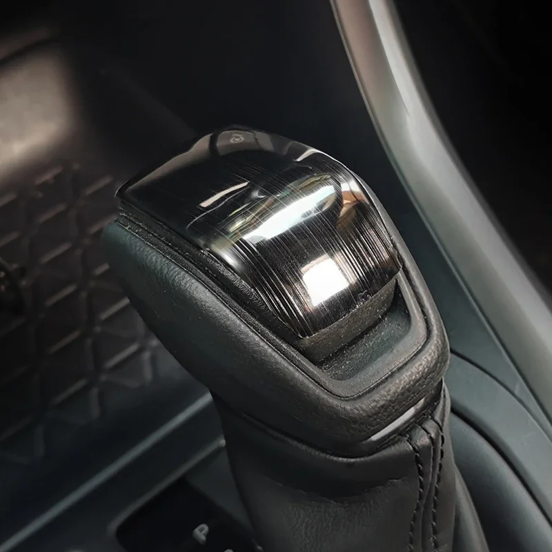 For Toyota RAV4 XA50 2019 2020 2021 2022 2023 2024 RAV 4 Hybrid Car Gear Shift Knob Gear Head Cover Stainless Steel Accessories
