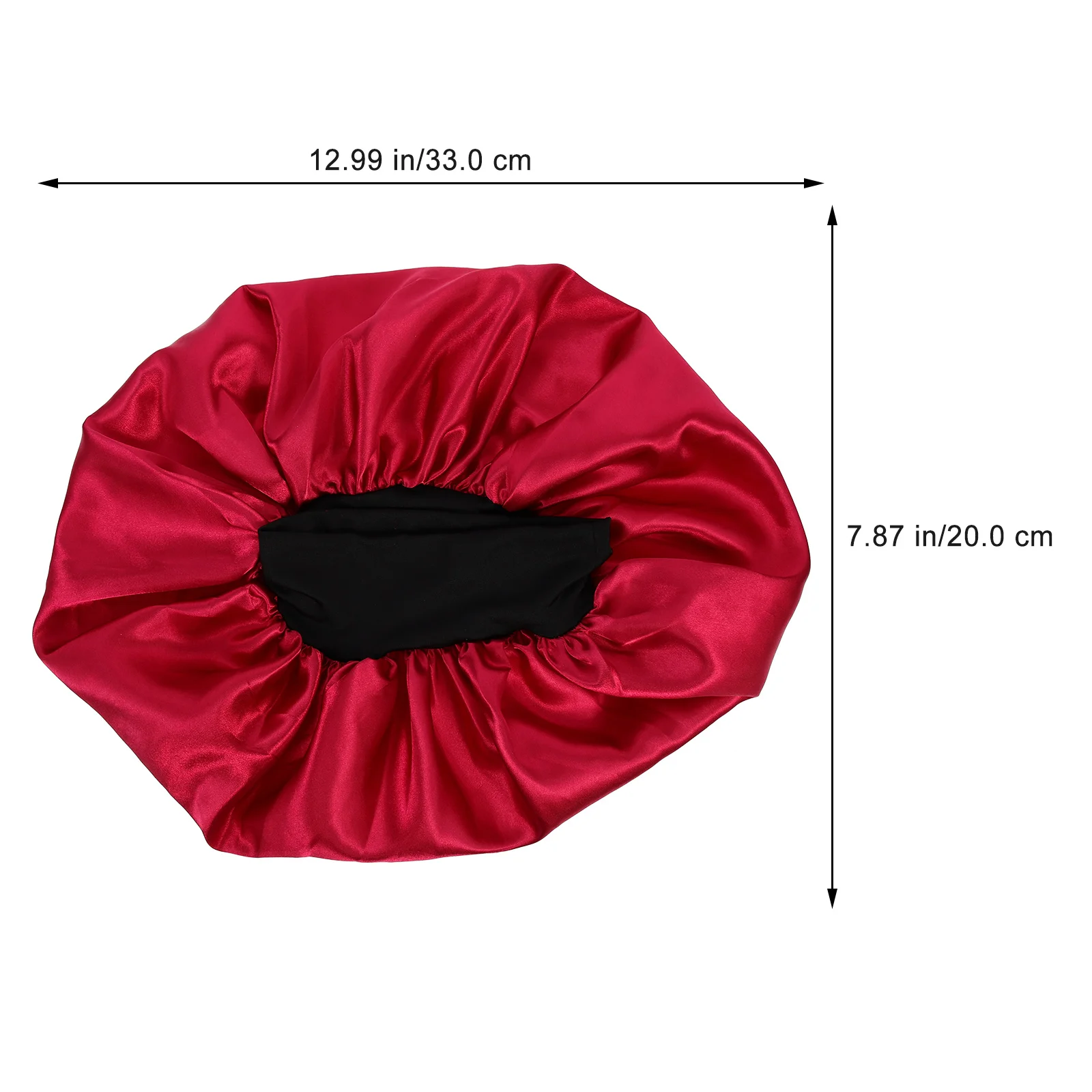 

2 Pcs Solid Color Elastic Shower Cap Hair Bonnet Sleep Hat for Women Fashionable Sleeping Hats Satin Bonnets Large