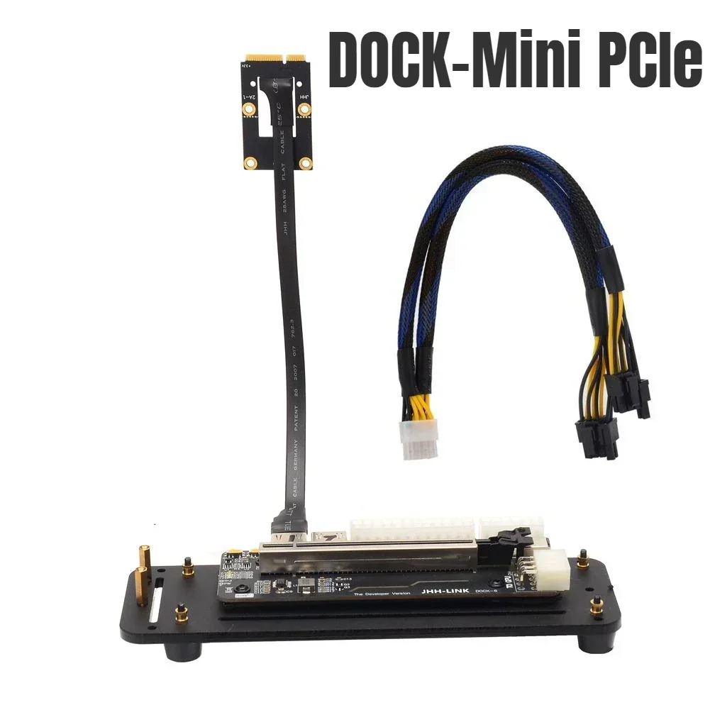 PCI-E External Laptop Graphics Video Card GPU Docking Station PCI-E 3.0 X16 Mini PCIE mPCIe Slot Full Speed eGPU Extension Cable