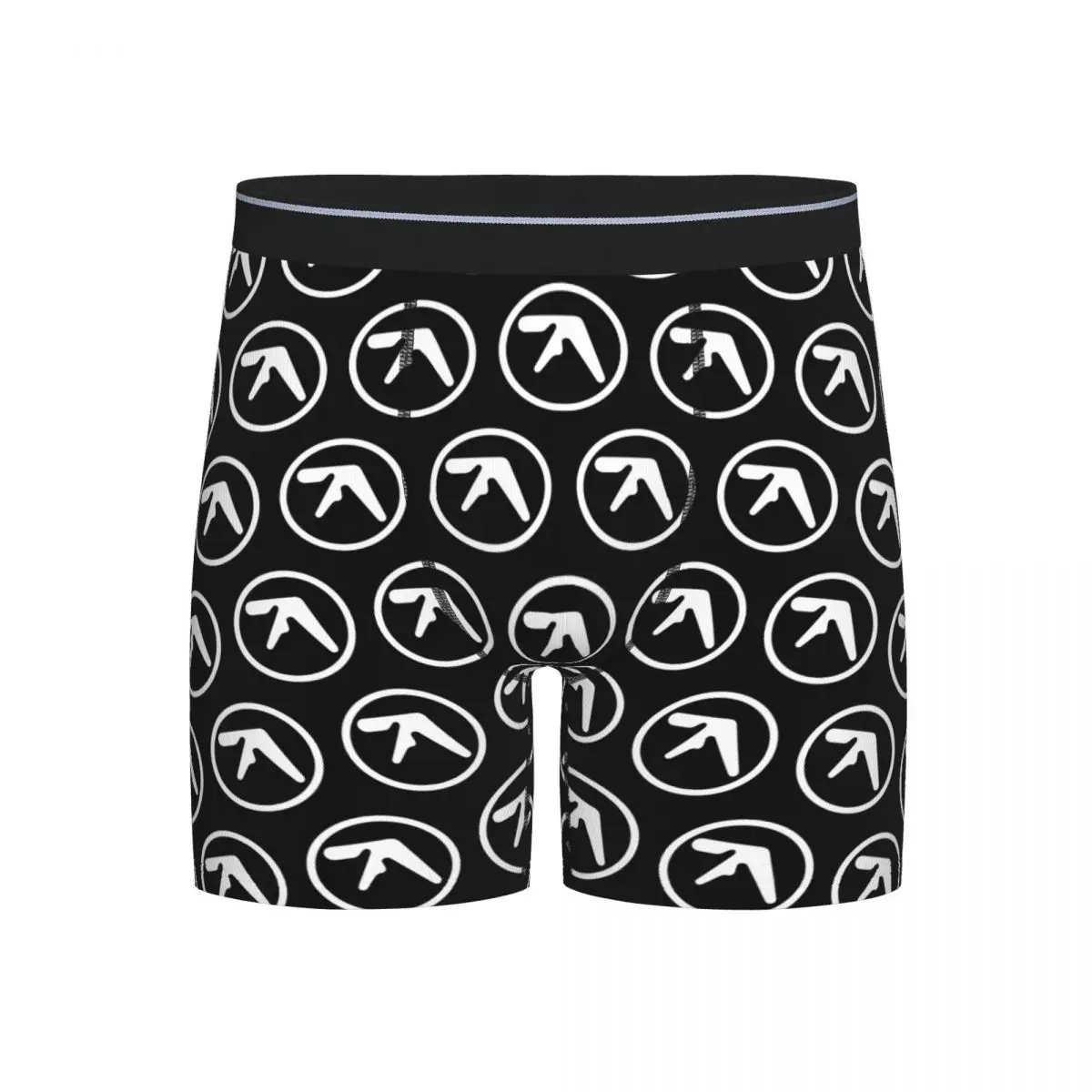

Long Boxer Underpants Shorts Aphex Twin Creative Y2K Logo Panties Male Breathable Underwear for Homme Man Boyfriend Gifts