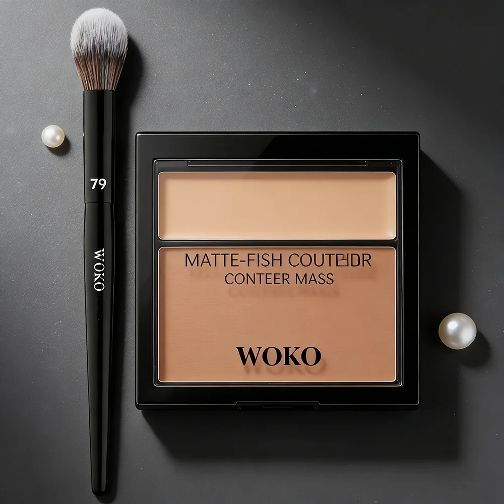PRO79 Konturpinsel, Gesichtskontur-Einstellung, Puder, Bildhauerei-Pinsel, hochwertiger konischer Textmarker, Kontur-Puder, Make-up-Werkzeug – Detail 10