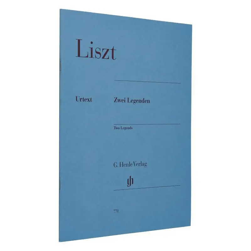 

HN770 Liszt Two Legends Heinemann ErnstGnter G Henle Verlag 9790201807706 Book