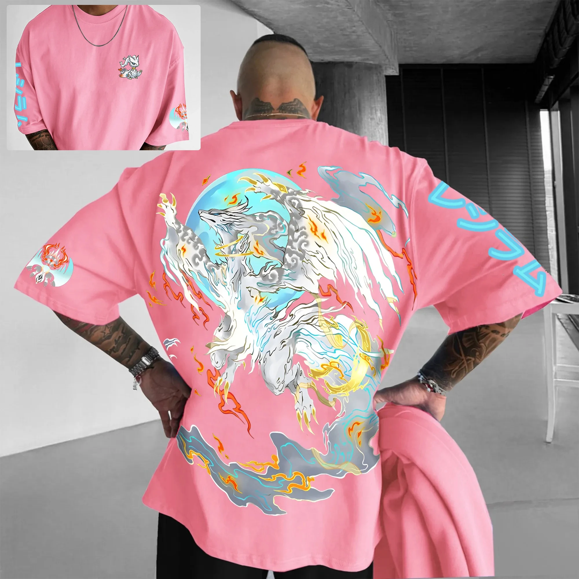 

Хлопковая футболка с заниженными плечами Pokmon Pikachu Limited для мужчин и женщин, для взрослых и детей, свободная версия, тонкая футболка для любителей аниме, должен оплатить