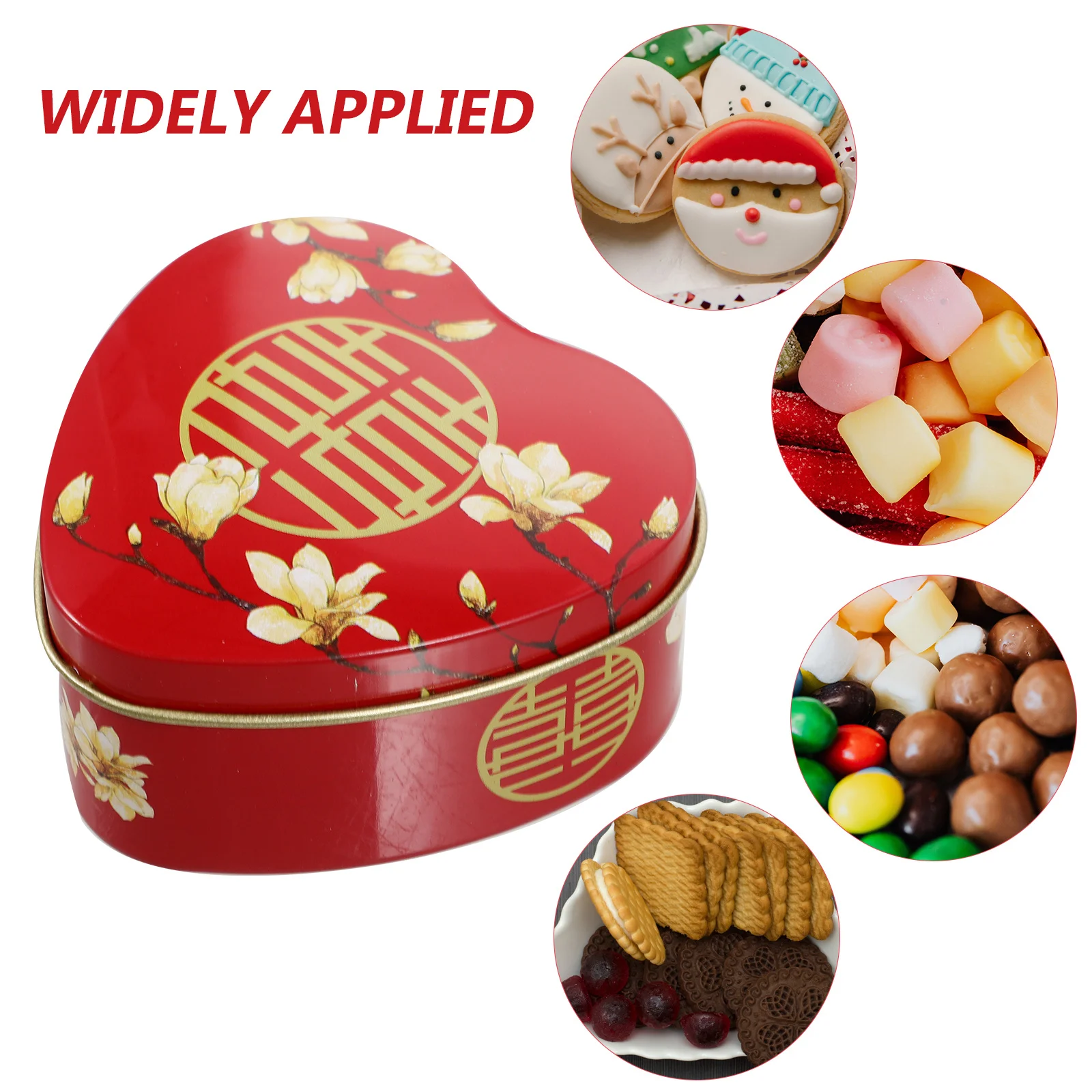 

12Pcs Wedding Favor Boxes Heart Shaped Candy Tin Storage Box Tinplate Wedding Treat Gift Container Heart Shaped Box