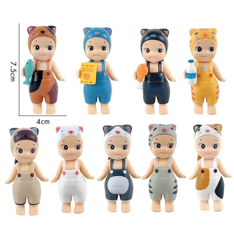 Cat Blind Box Sonny Angel Cats Life Action Figures Toys Ornaments Dolls For Fans Children Christmas Gifts