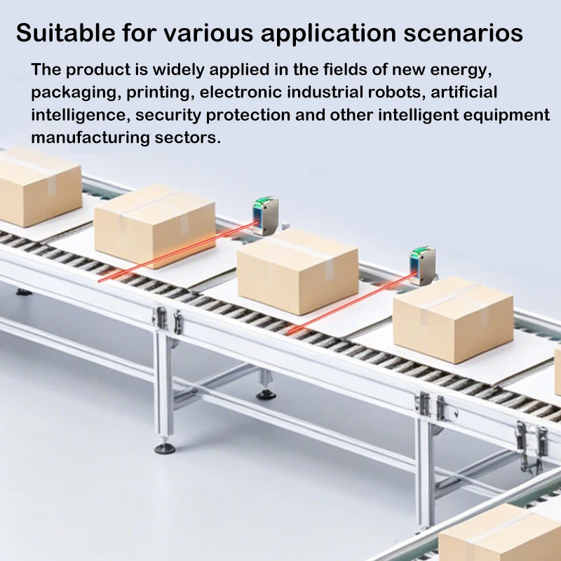 Laser distance measurement sensor - High-precision 5-meter to 10-meter long-distance displacement sensor. RS485 switch analog qu