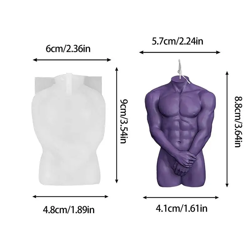 Kerzen form 3d nackte schüchterne Frauen Männer Körperform Form Körper kunst weibliche männliche Formen für DIY Home Craft machen Schreibtisch Dekor