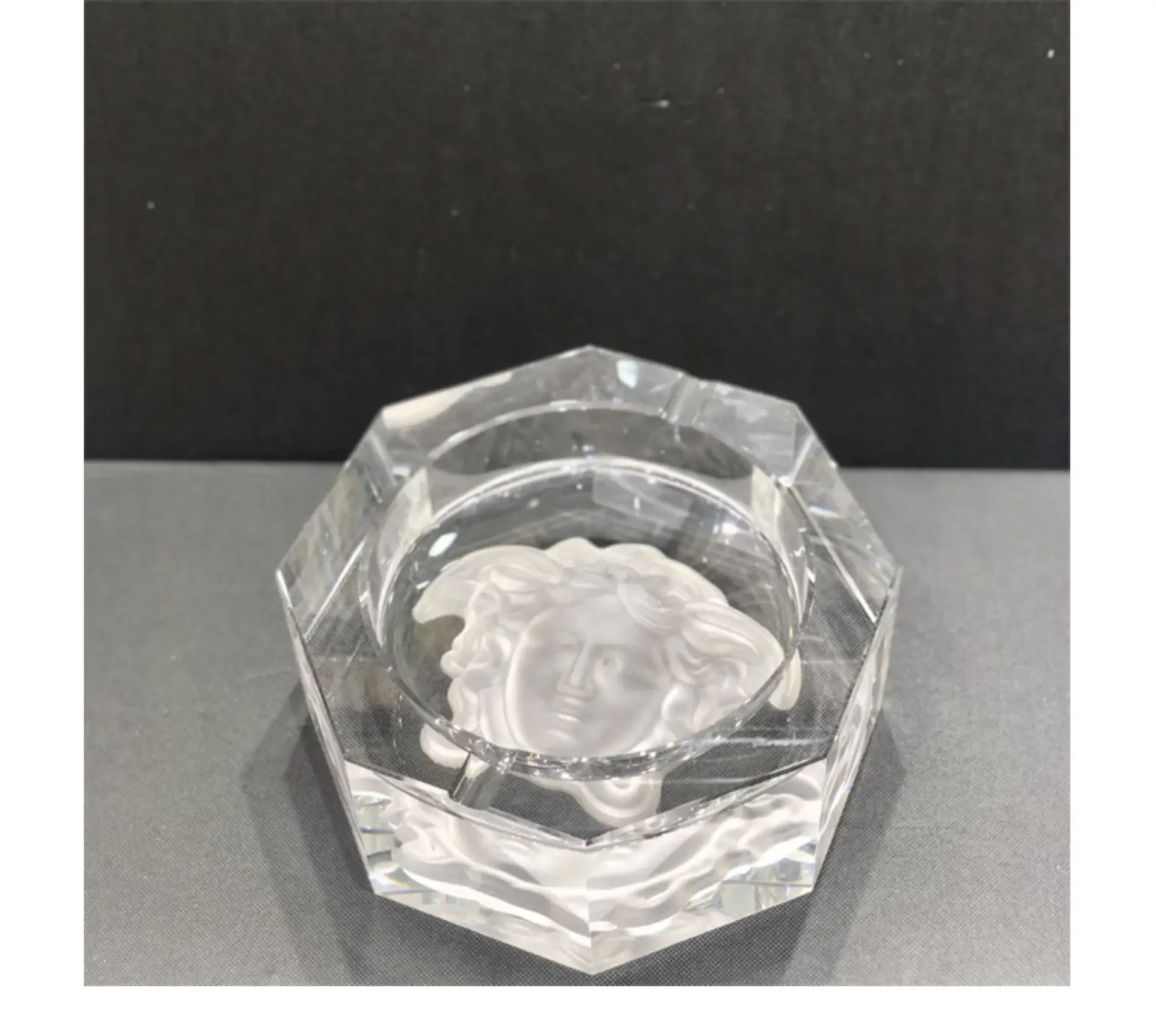 Crystal ashtray living room commercial light luxury high-end home ornament